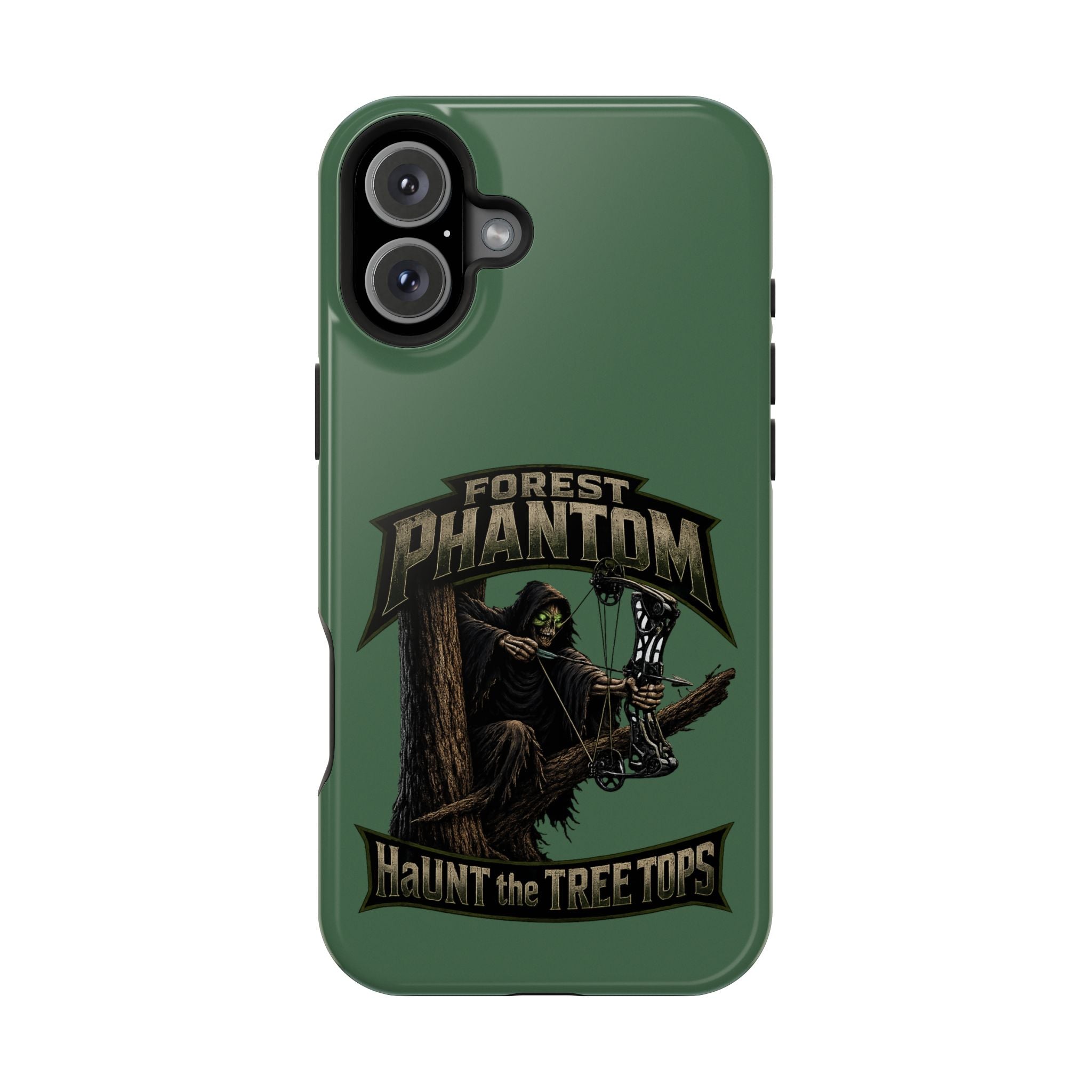 Forest Phantom Magnetic Impact Phone Case — 'Haunt the Tree Tops' Protective Cover