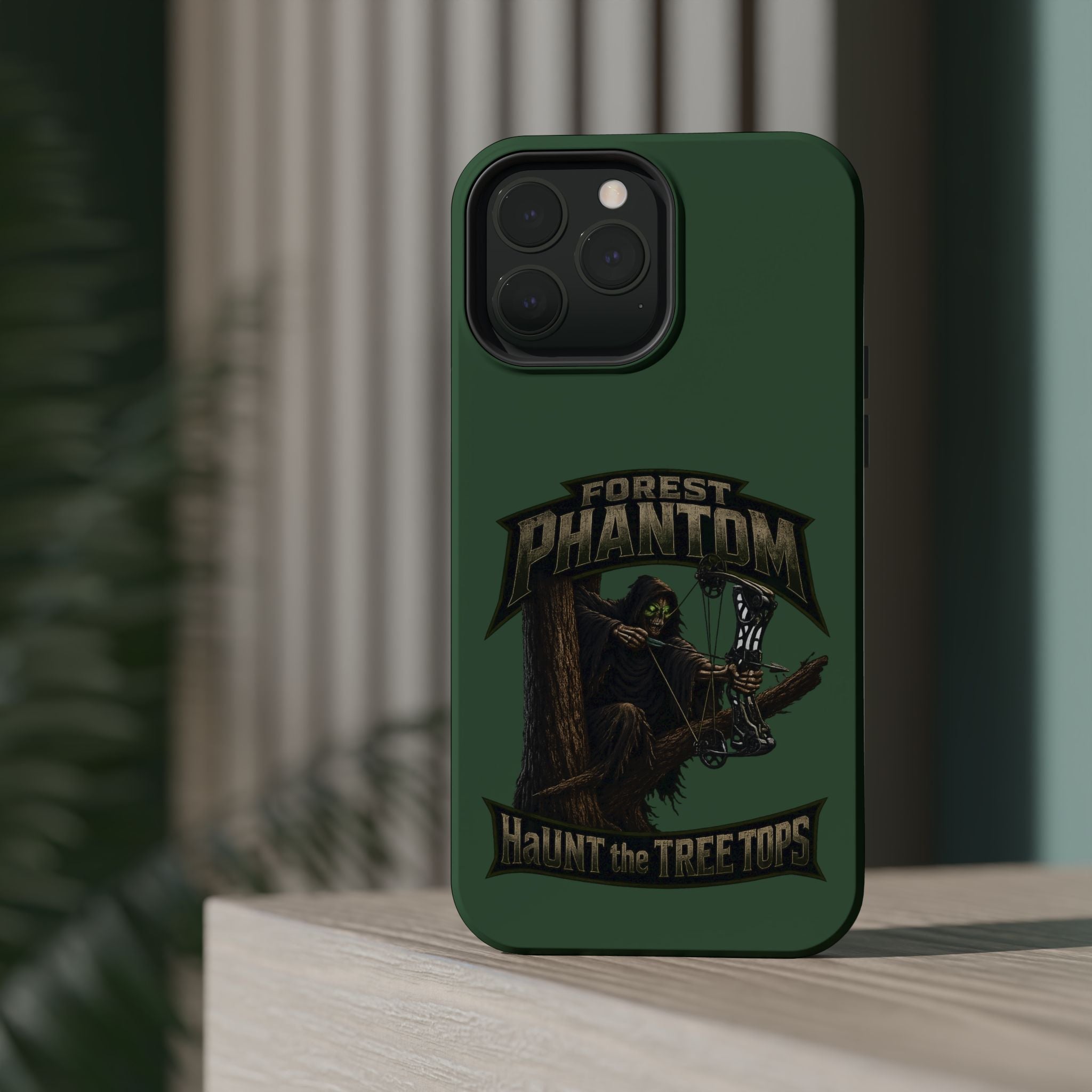Forest Phantom Magnetic Impact Phone Case — 'Haunt the Tree Tops' Protective Cover