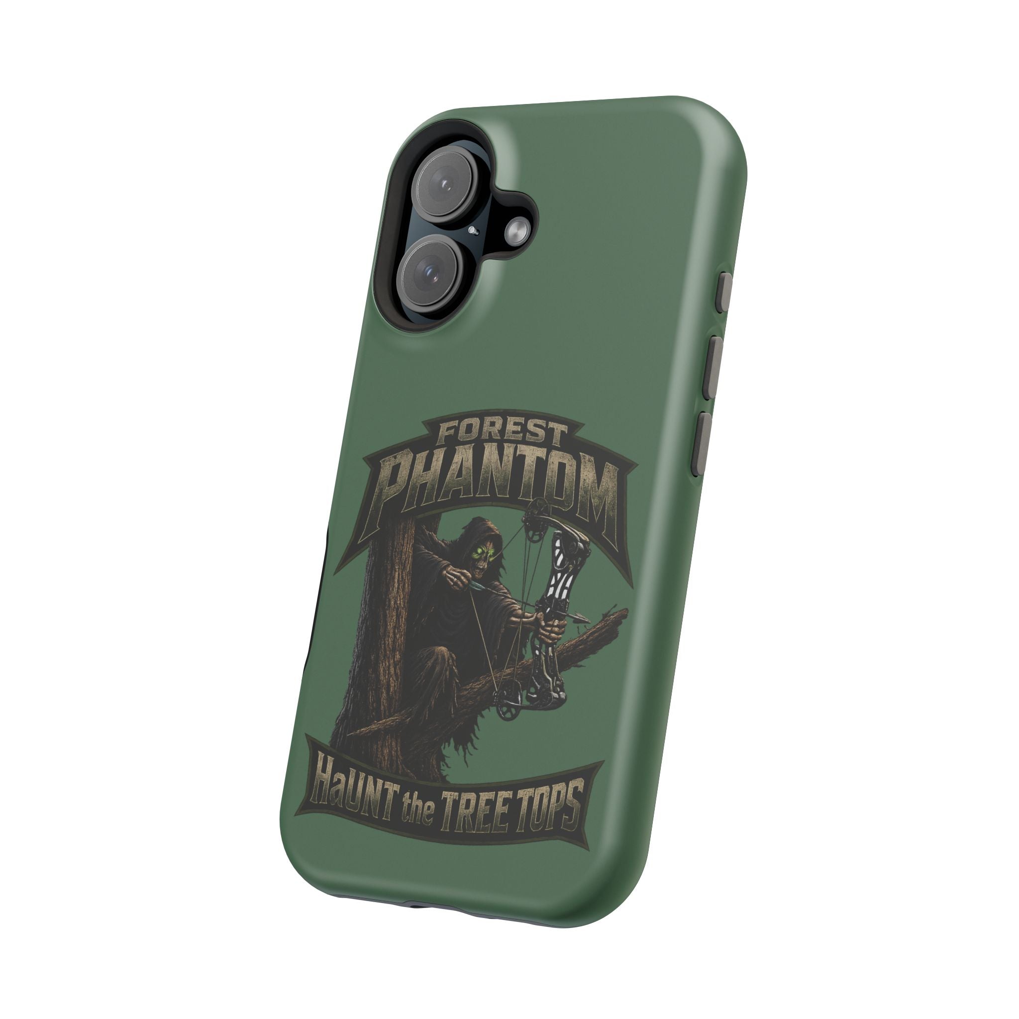 Forest Phantom Magnetic Impact Phone Case — 'Haunt the Tree Tops' Protective Cover