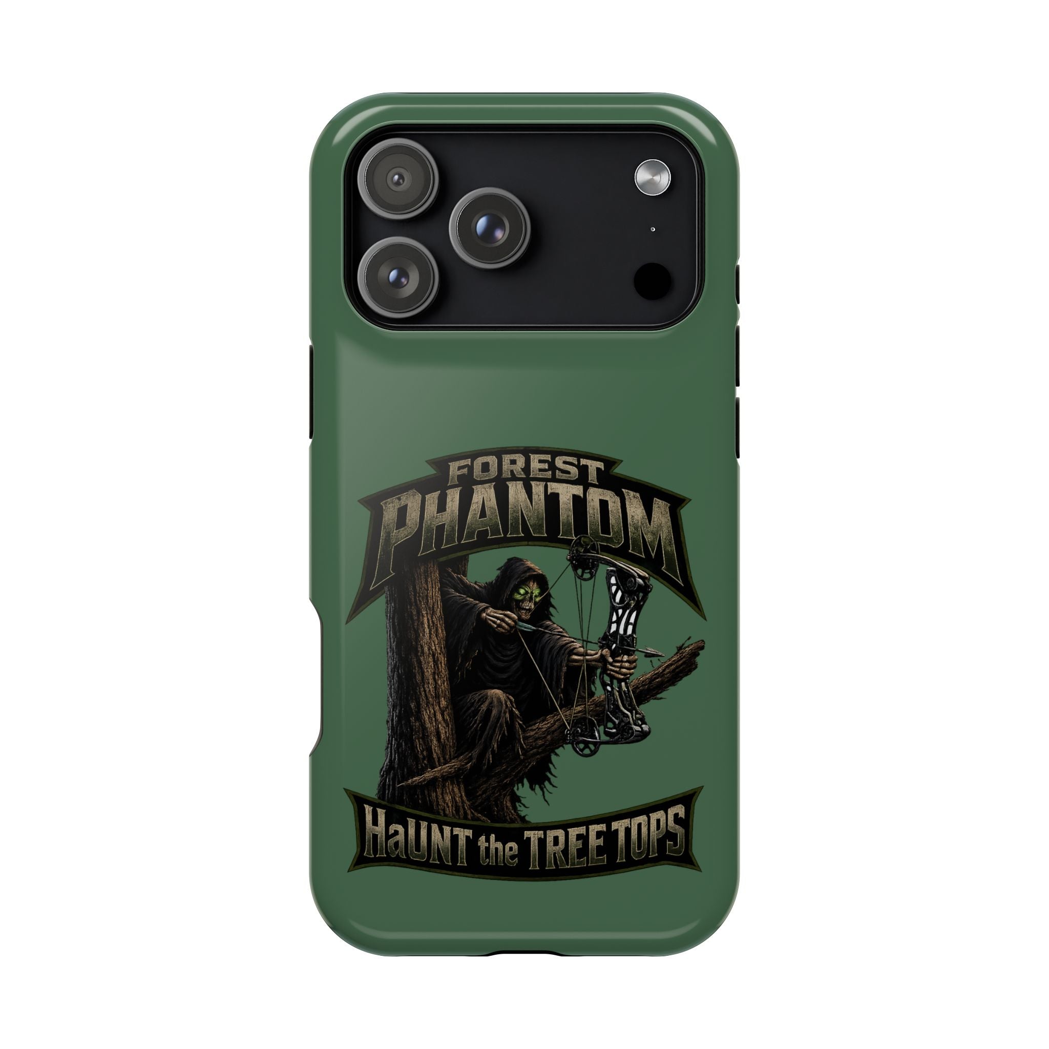 Forest Phantom Magnetic Impact Phone Case — 'Haunt the Tree Tops' Protective Cover