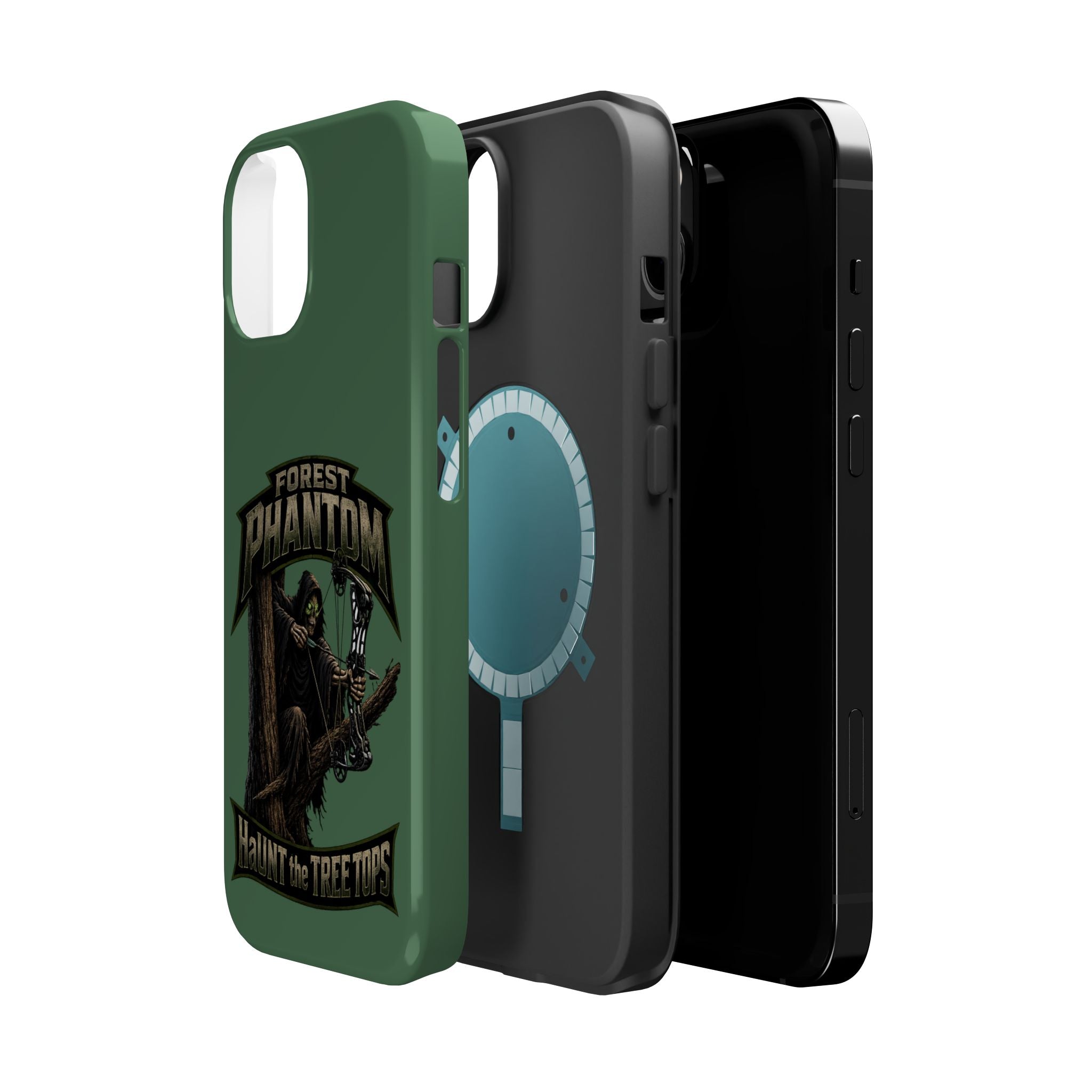 Forest Phantom Magnetic Impact Phone Case — 'Haunt the Tree Tops' Protective Cover