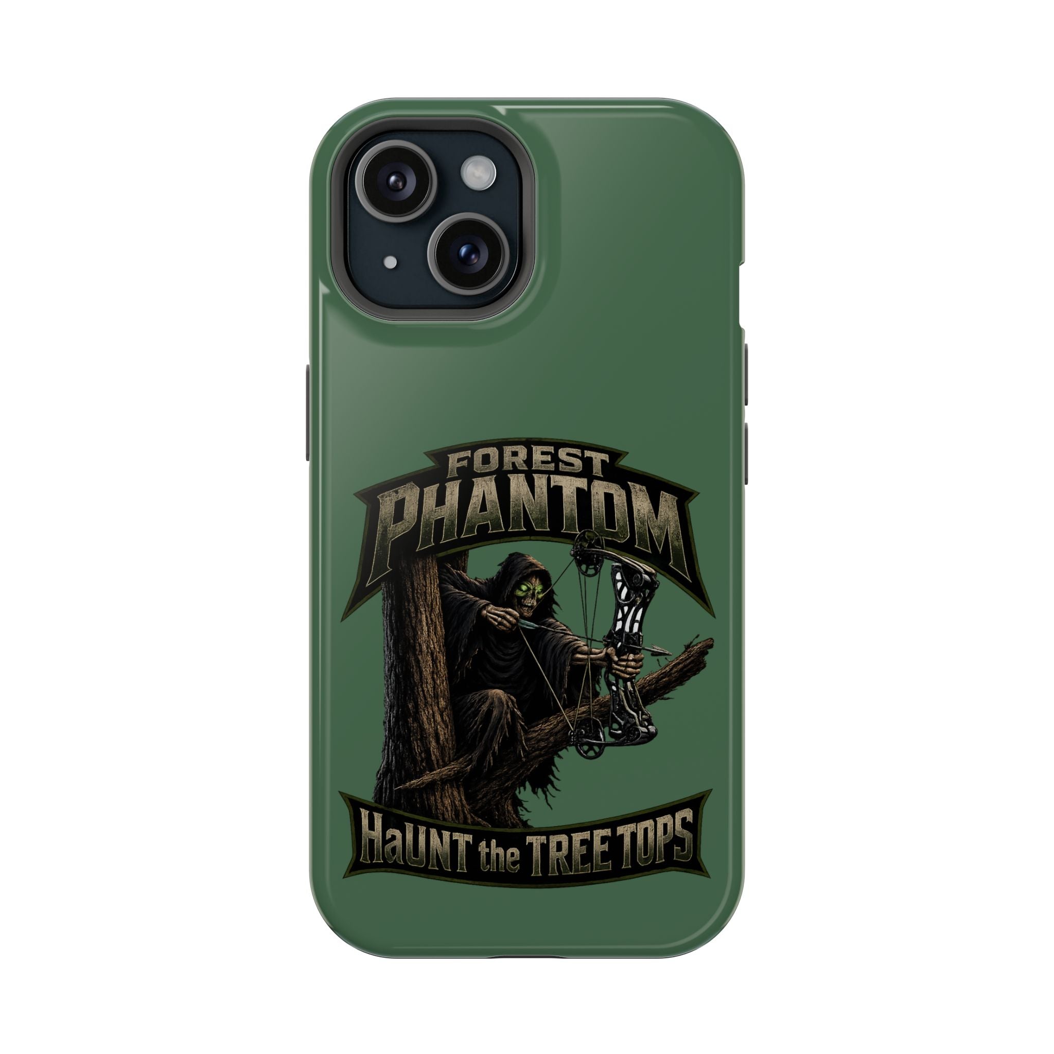 Forest Phantom Magnetic Impact Phone Case — 'Haunt the Tree Tops' Protective Cover