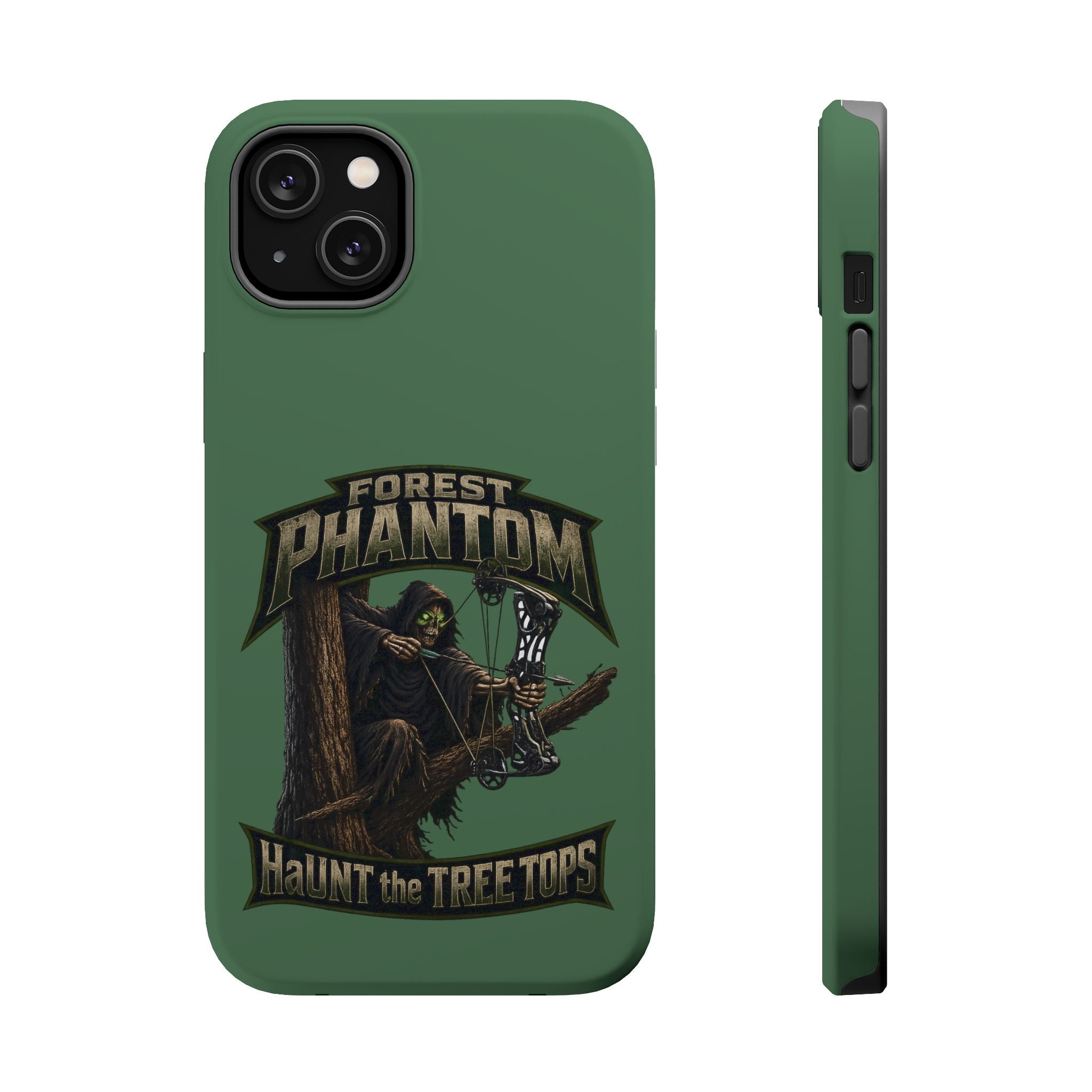 Forest Phantom Magnetic Impact Phone Case — 'Haunt the Tree Tops' Protective Cover