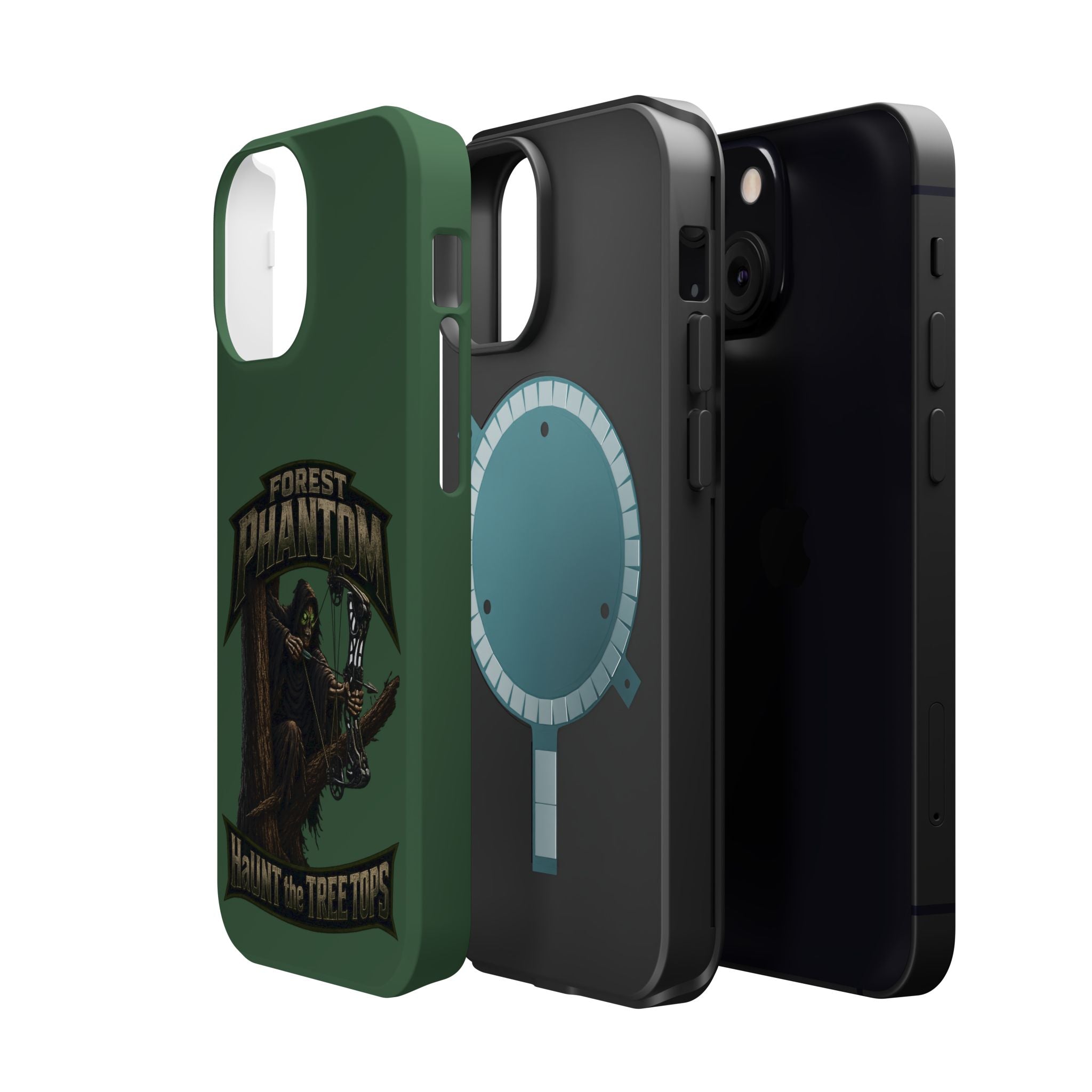 Forest Phantom Magnetic Impact Phone Case — 'Haunt the Tree Tops' Protective Cover