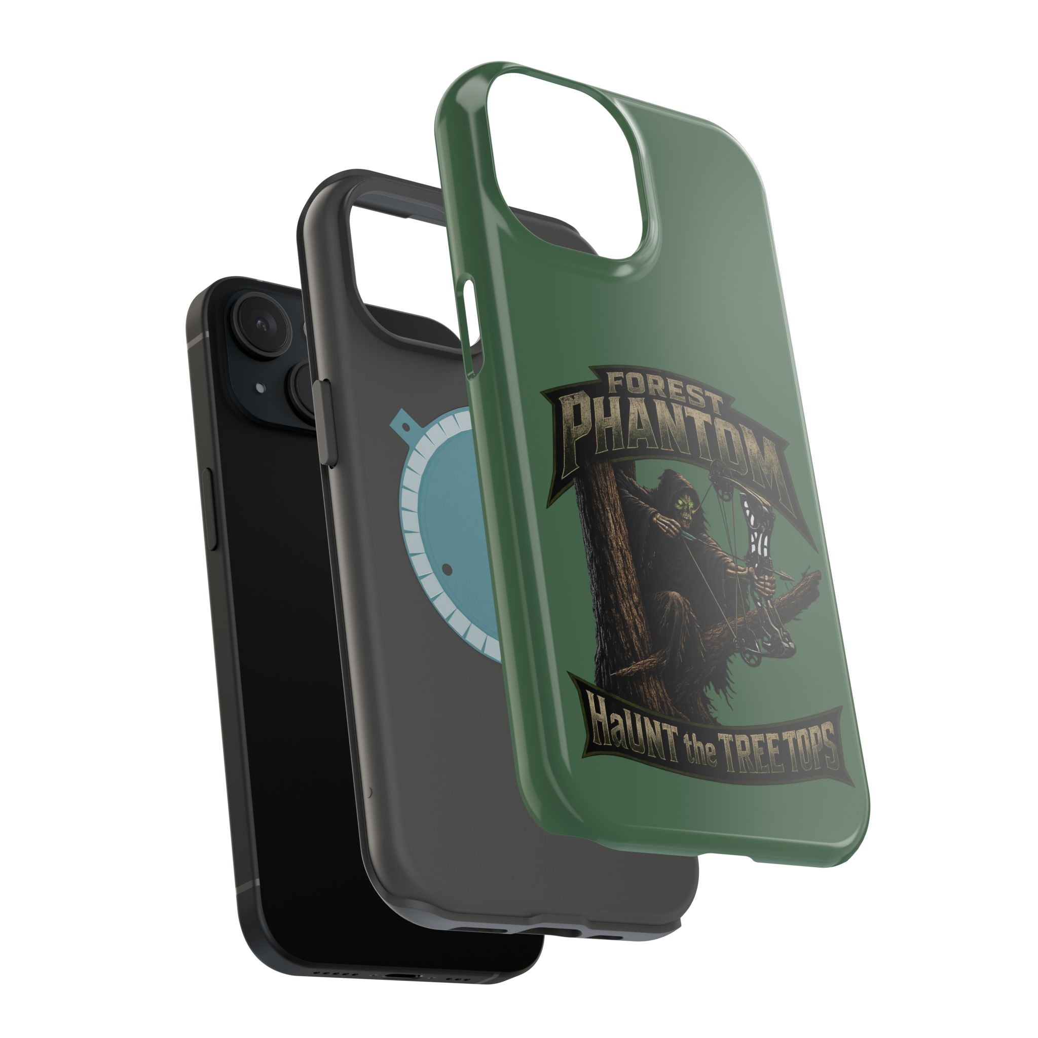 Forest Phantom Magnetic Impact Phone Case — 'Haunt the Tree Tops' Protective Cover
